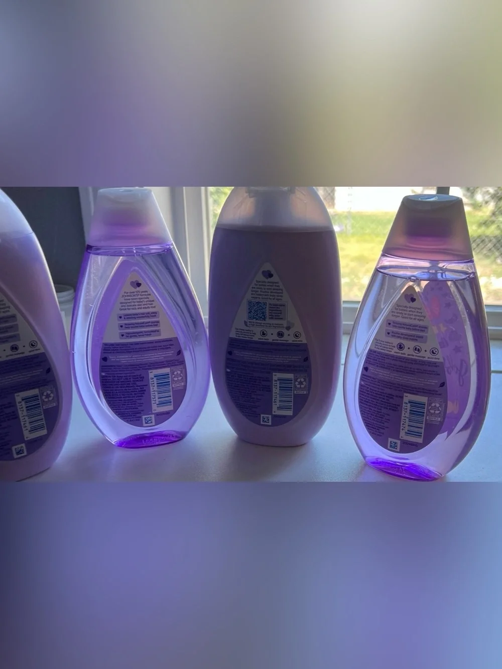 Johnson’s Baby Bedtime Calming Bath, Shampoo & Lotion Bundle Of 4 Bottles Total